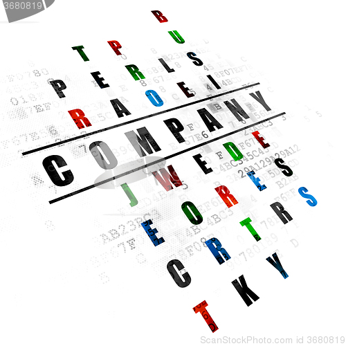 Image of Business concept: Company in Crossword Puzzle