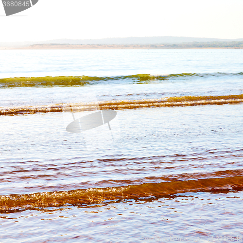 Image of abstract in morocco  sea africa ocean wave and lanscape  