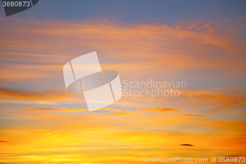 Image of  in the colored sky white soft   abstract background