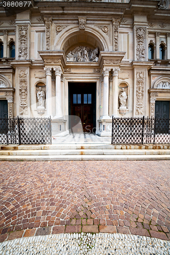 Image of  exterior old architecture in italy  
