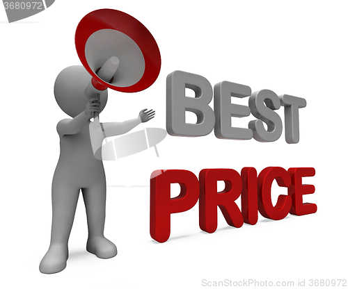 Image of Best Price Character Shows Sale Discount Or Offer