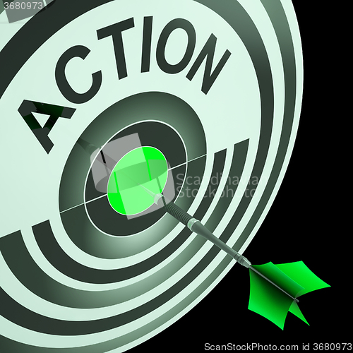 Image of Action Shows Emergency Urgent Or Motivating Act