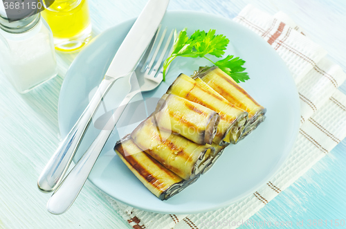 Image of eggplant rolls