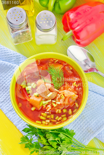 Image of beetroot soup