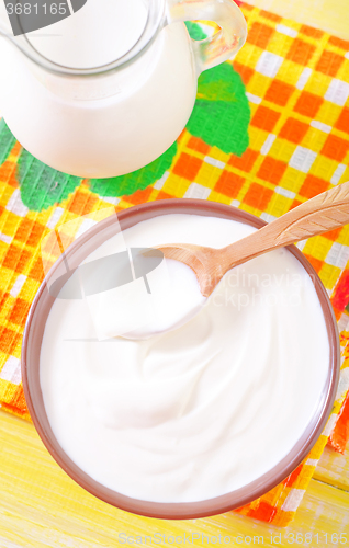 Image of sour cream and milk