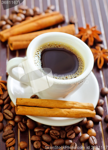 Image of coffee and aroma spice