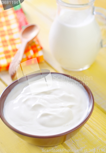Image of sour cream and milk