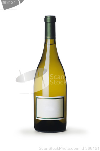 Image of White wine bottle