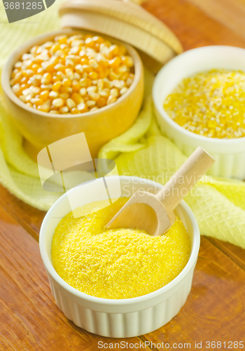 Image of raw polenta