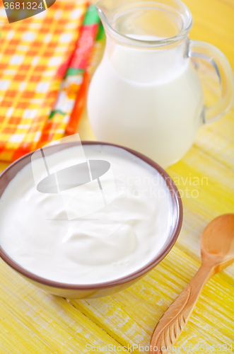 Image of sour cream and milk