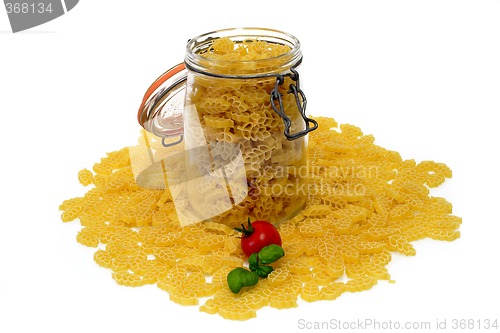 Image of Pasta in a glass