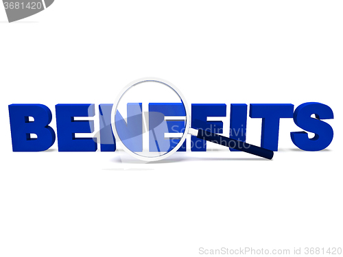 Image of Benefits Word Means Perks Bonuses Or Reward\r