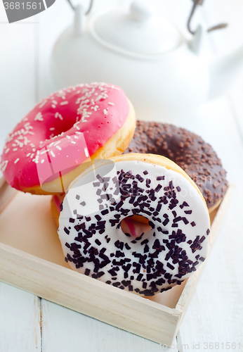 Image of Sweet donuts, different kind from donuts