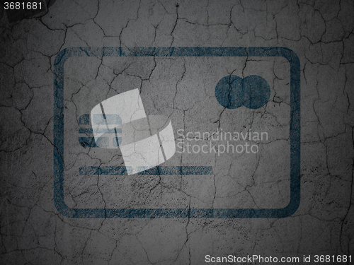 Image of Finance concept: Credit Card on grunge wall background
