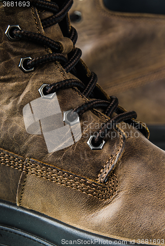 Image of Fragment Leather Winter Boot