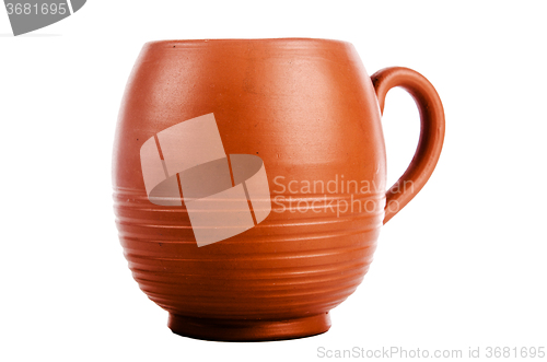 Image of Clay jug, it is isolated 