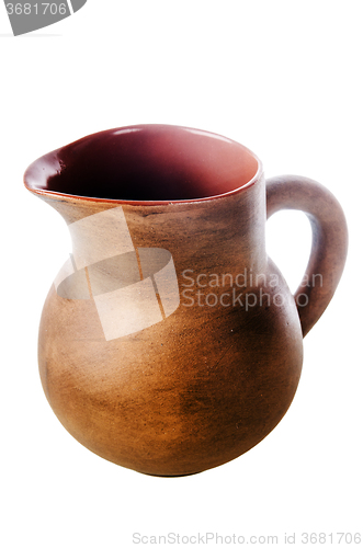 Image of Clay jug, it is isolated 