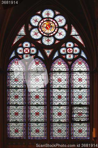 Image of Stained Glass Window Notre Dame