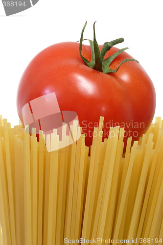 Image of Tomato on Spaghetti