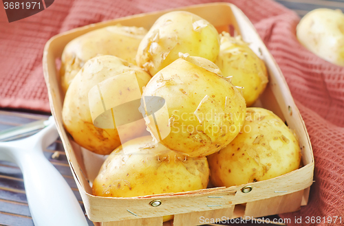 Image of raw potato