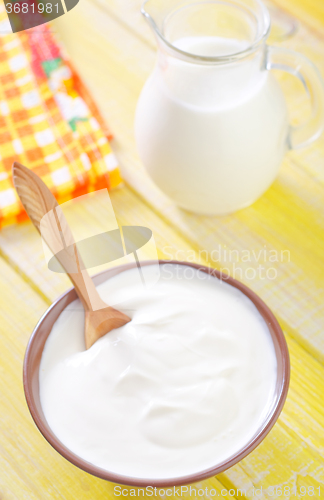 Image of sour cream and milk