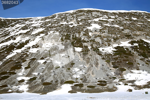 Image of Campo Felice, Abruzzo mountain landscape in Italy