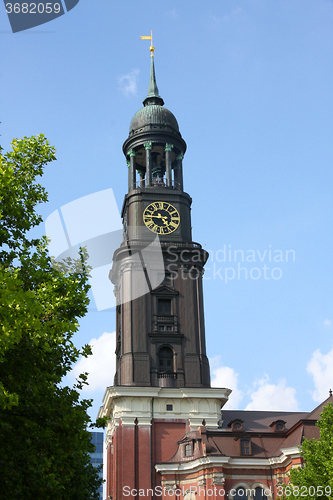 Image of  St. Michael\'s Church (Sankt Michaelis) in Hamburg, Germany