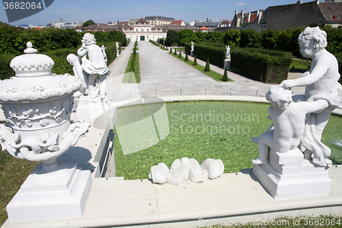 Image of Belvedere in Vienna, Austria