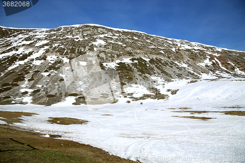 Image of Campo Felice, Abruzzo mountain landscape in Italy