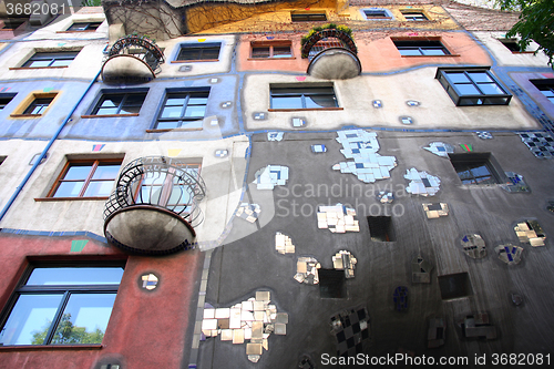 Image of Hundertwasser House in Vienna, Austria