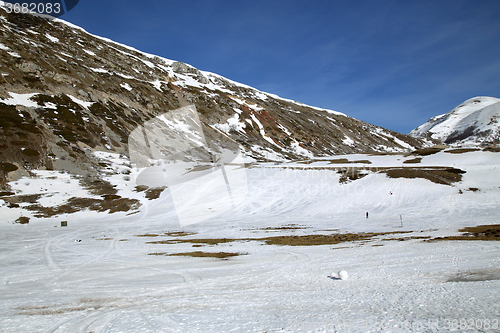 Image of Campo Felice, Abruzzo mountain landscape in Italy