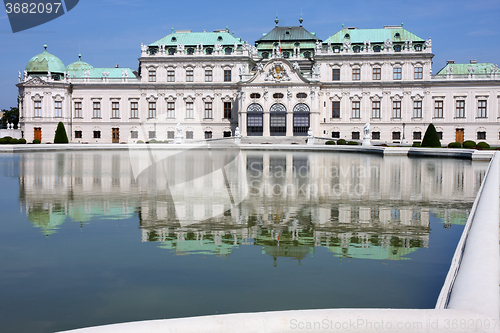 Image of Baroque castle Belvedere, Vienna, Austria