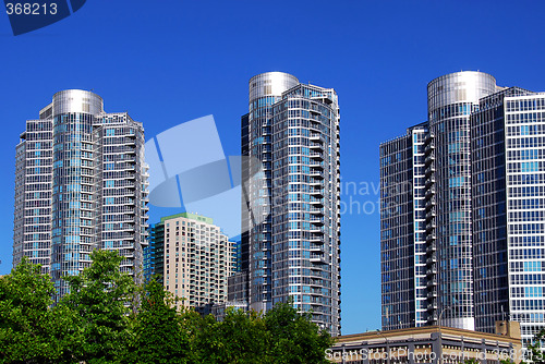 Image of Modern condominium complex