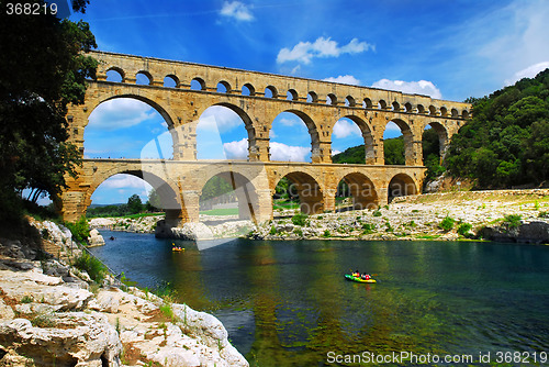 Image of Pont du Gard in southern France