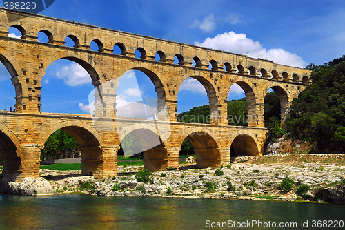 Image of Pont du Gard in southern France