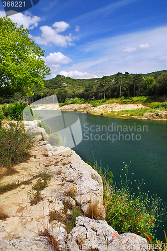Image of River Gard in southern France