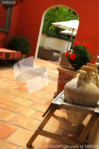 Image of Courtyard of a villa