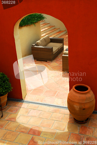 Image of Courtyard of a villa