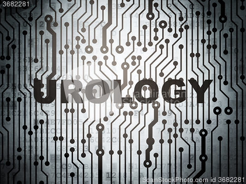 Image of Healthcare concept: circuit board with Urology