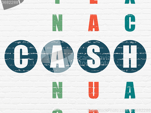Image of Money concept: Cash in Crossword Puzzle