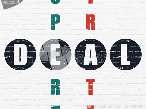 Image of Business concept: Deal in Crossword Puzzle