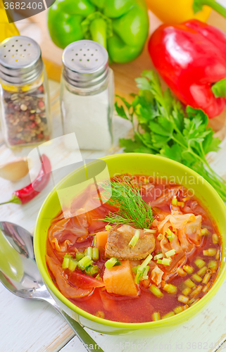 Image of beetroot soup