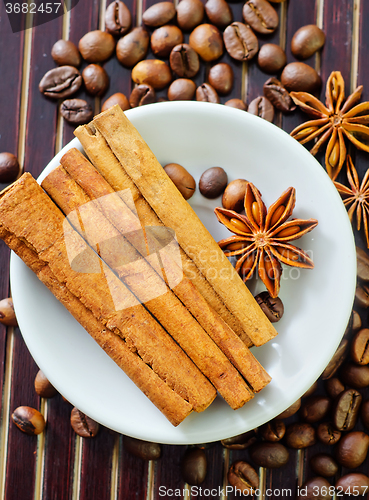 Image of coffee and aroma spice
