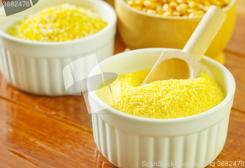 Image of raw polenta