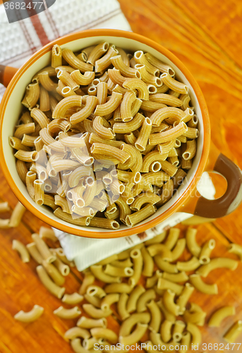 Image of raw pasta