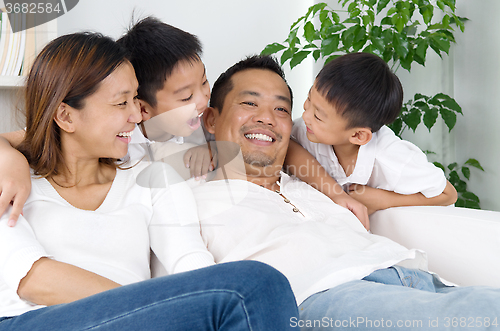 Image of asian family
