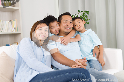 Image of asian family