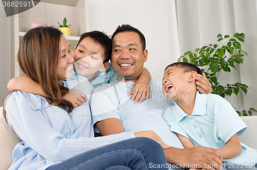 Image of asian family