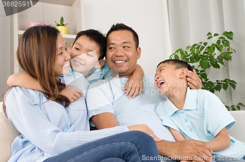 Image of asian family