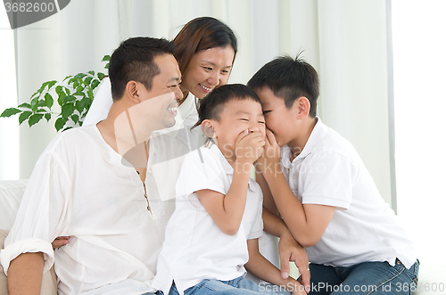 Image of Asian family